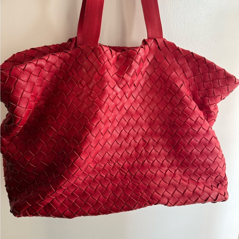 Dooney & Bourke Crimson Woven Tote